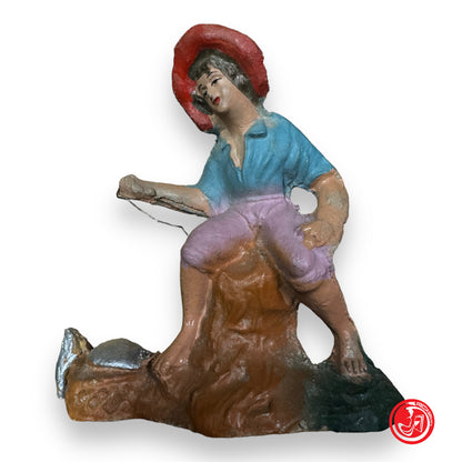 Statue statuine per il presepe in resina colorata - circa 30 pezzi - Natale