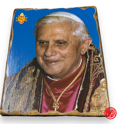 Wooden icon of Pope John XVI - sacred art