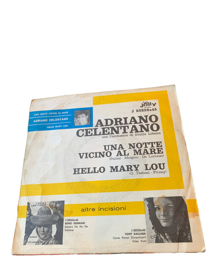 Adriano Celentano - Una Notte Vicino Al Mare / Hello Mary Lou