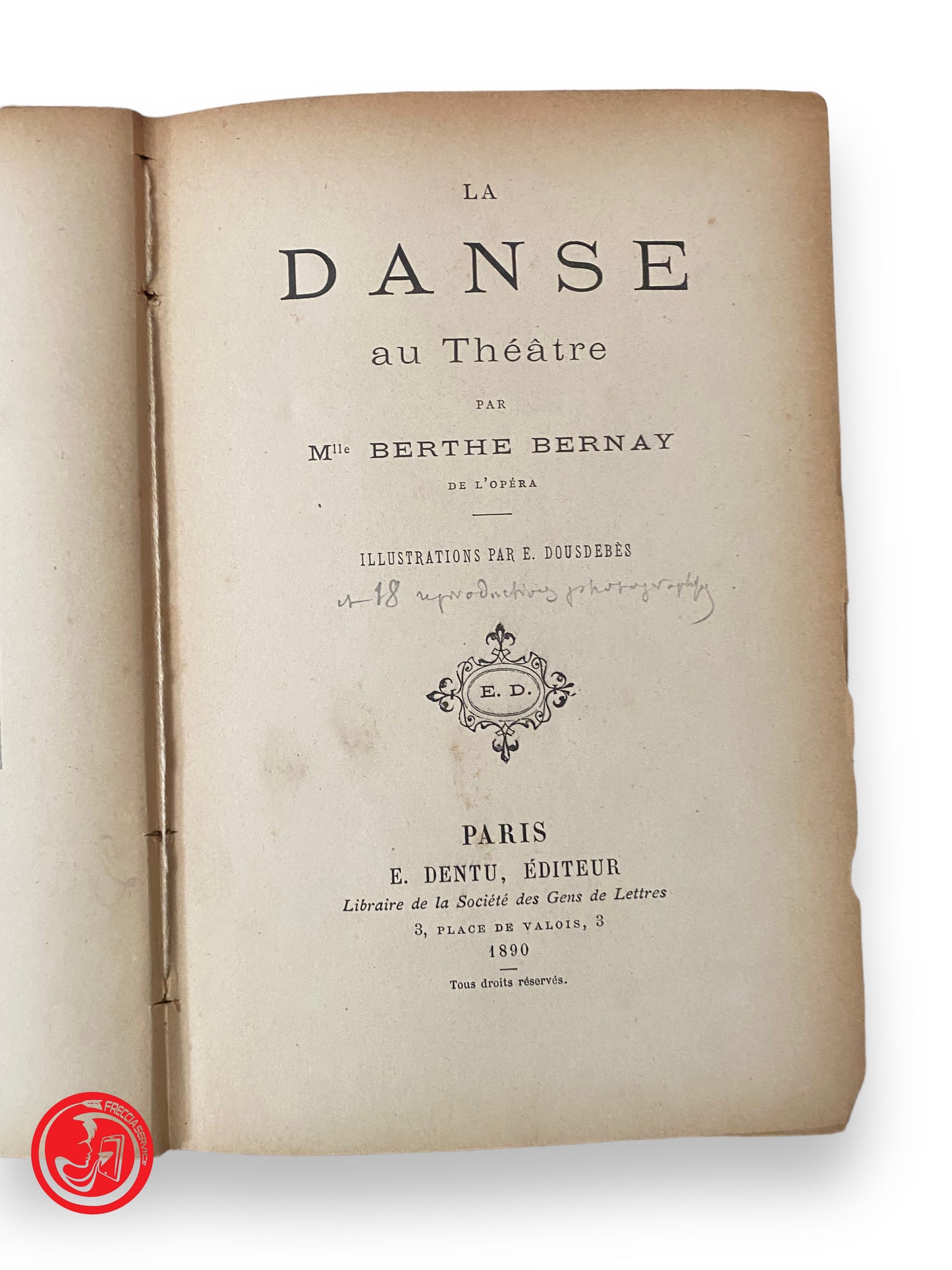 Danse autheatre - B. Bernay, 1890