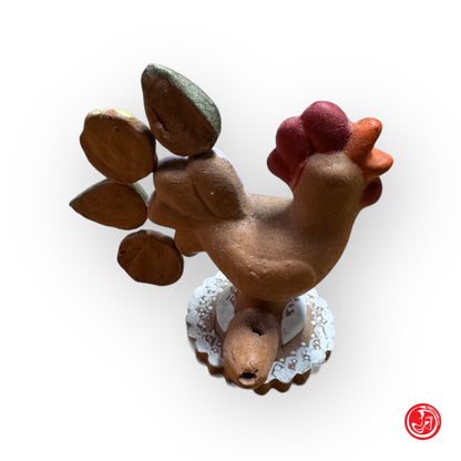 Ceramic ornament - Matera rooster lucky charm