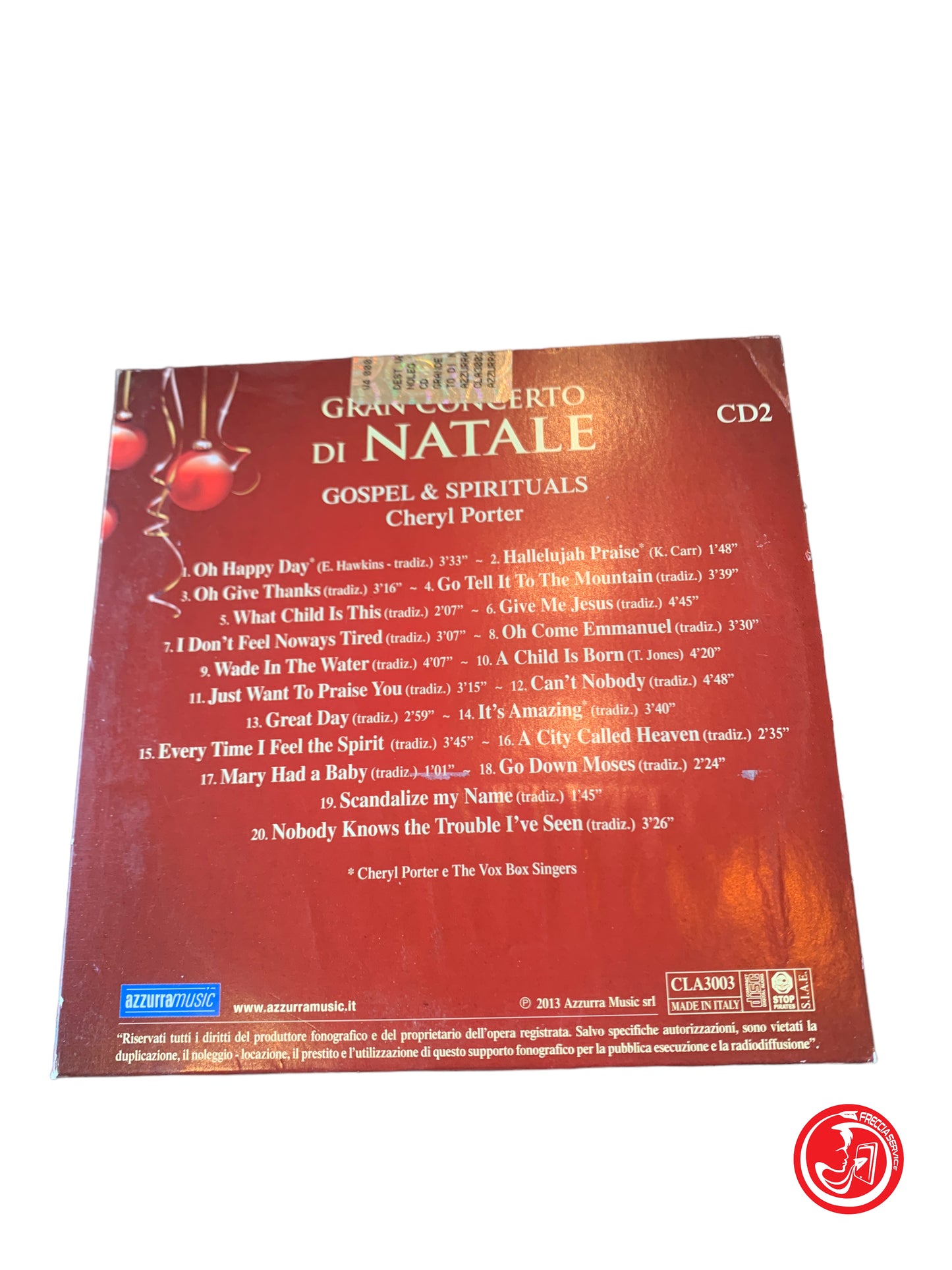 Gospel & spirituals Cheryl Porter - Gran concerto di Natale cd2