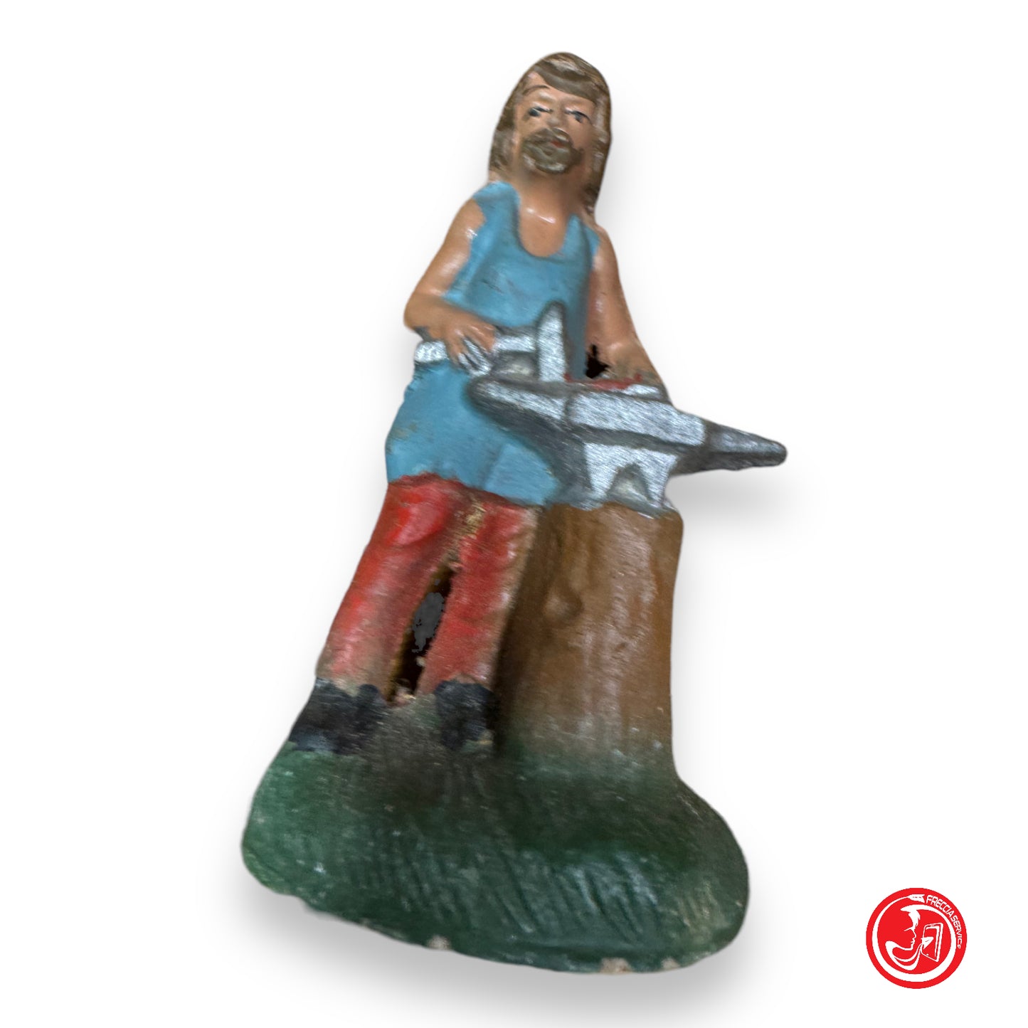 Statue statuine per il presepe in resina colorata - circa 30 pezzi - Natale