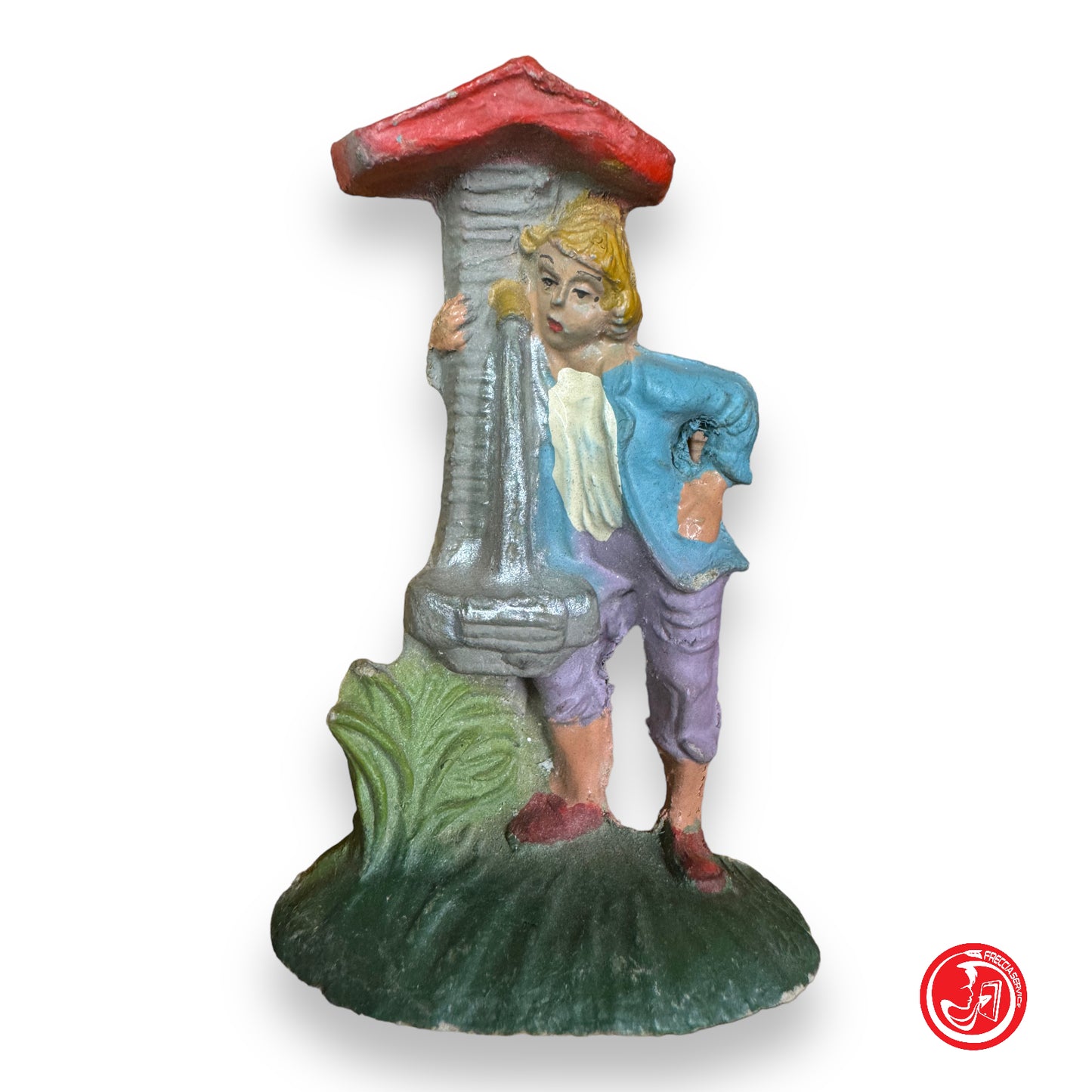 Statue statuine per il presepe in resina colorata - circa 30 pezzi - Natale