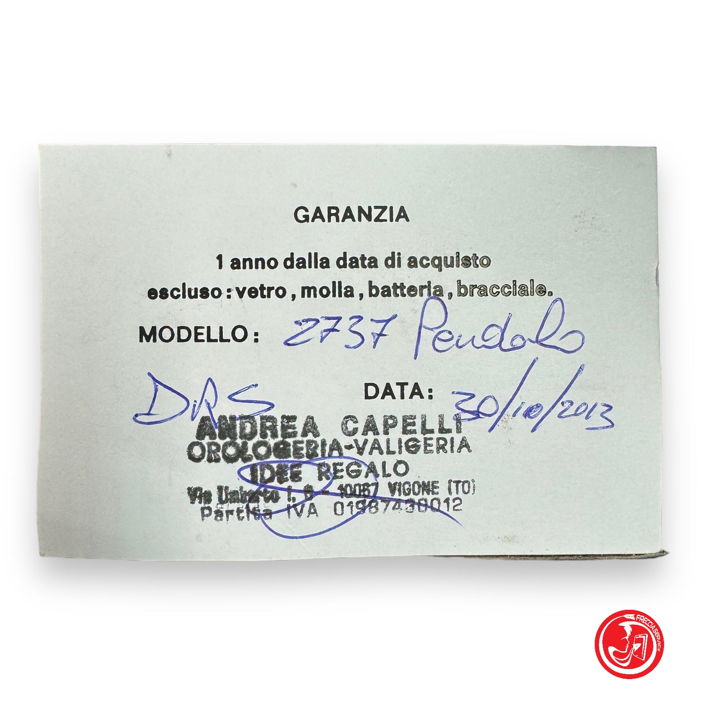 Pendule moderne - modèle 2737