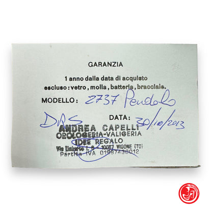 Pendule moderne - modèle 2737