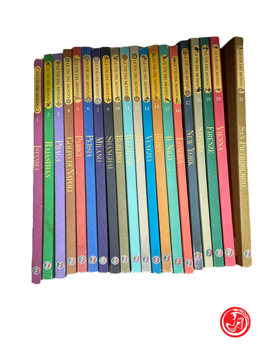20 volumes "Les voies du monde", voyages de l'auteur 