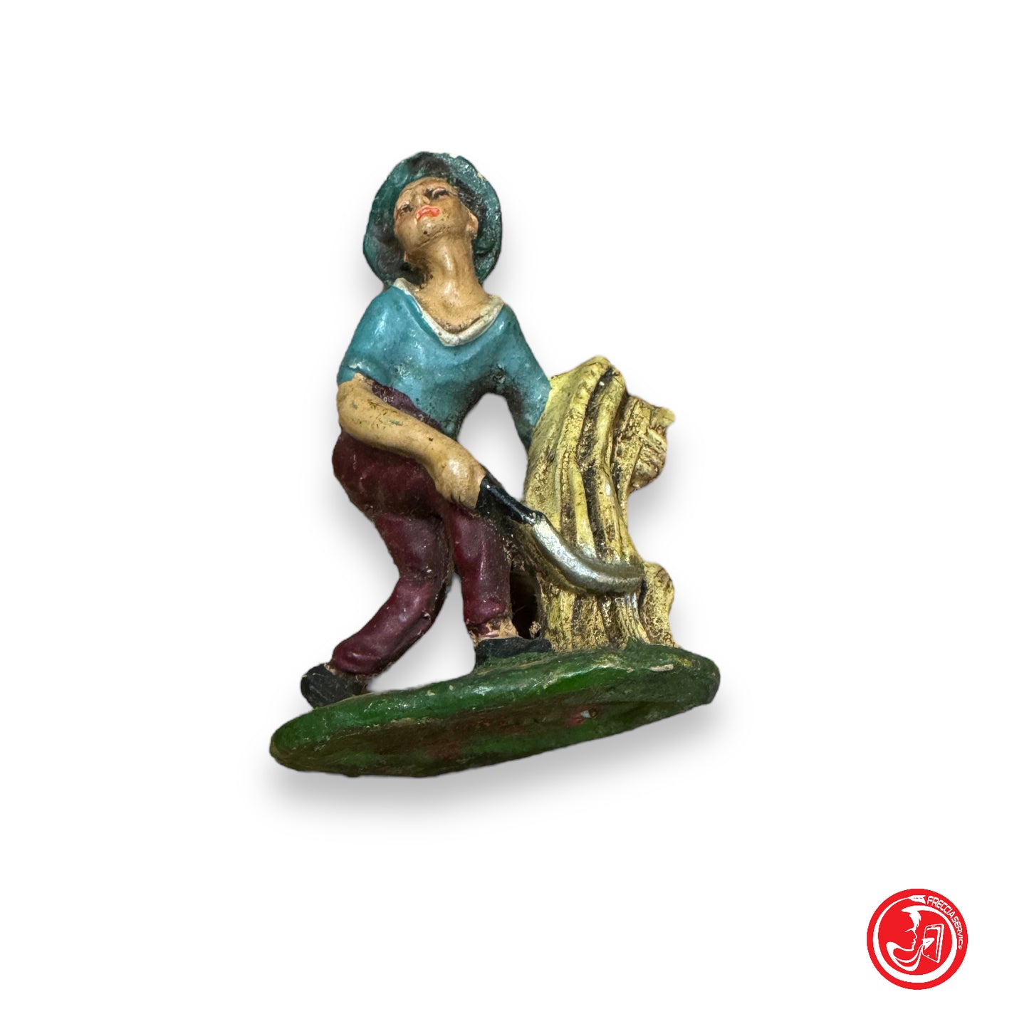 Statue statuine per il presepe in resina colorata - circa 30 pezzi - Natale