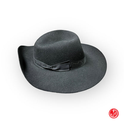 Elegant black Bantamino hat - Cappelleria Martin Pinerolo