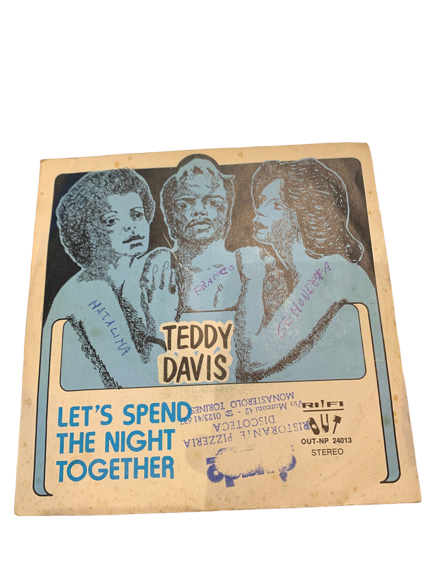 Teddy Davis &amp; The Discolettes - Let's Spend The Night Together