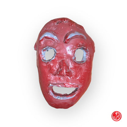 Maschera decorativa in ceramica