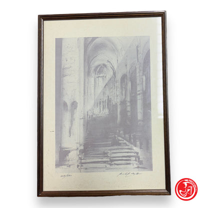 Print 238/250 - interior of the Church