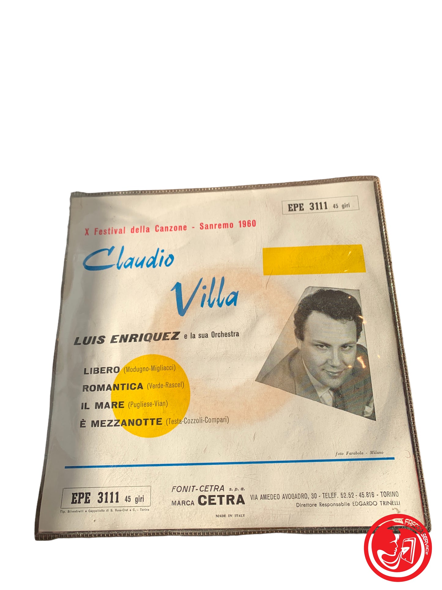 Claudio Villa - Sanremo 1960