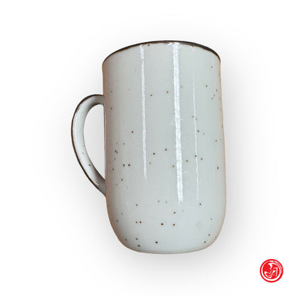 Milk mug with decoration