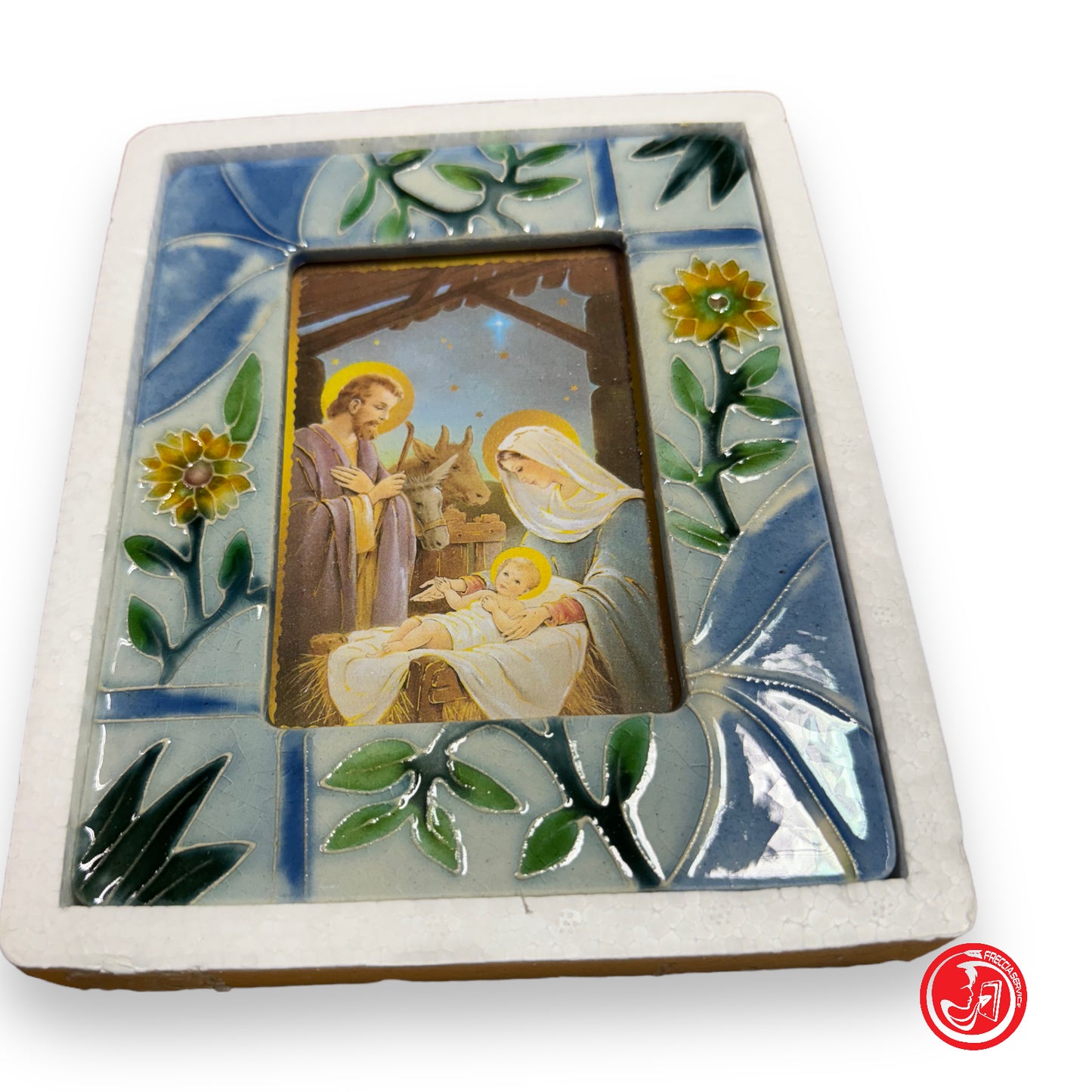 Tabletop ceramic frame - sacred art