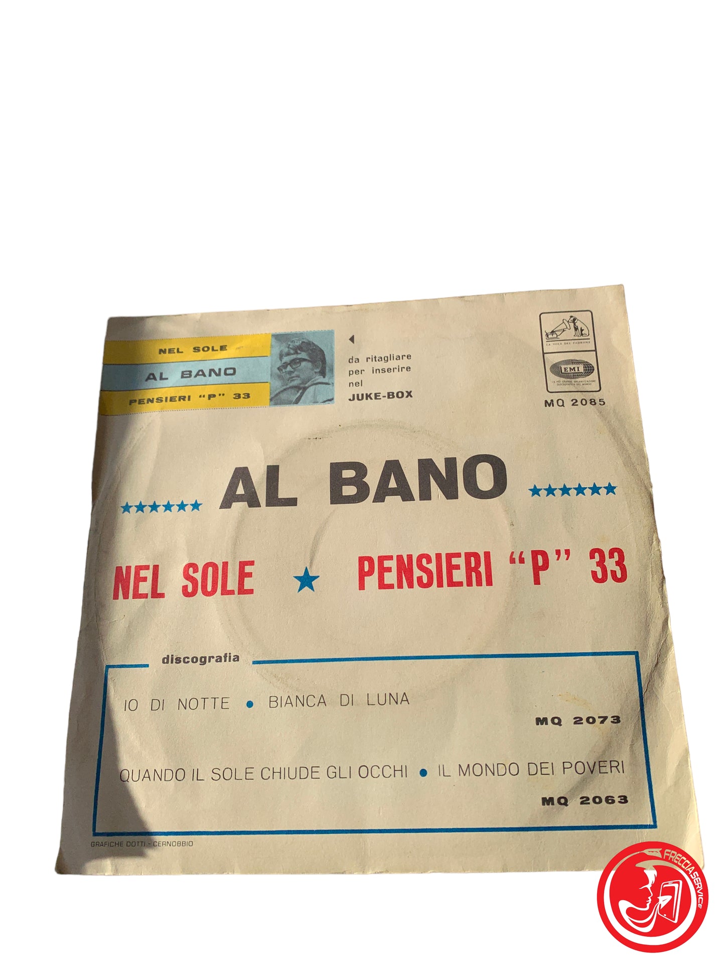 Al Bano - Nel Sole / Pensieri "P" 33