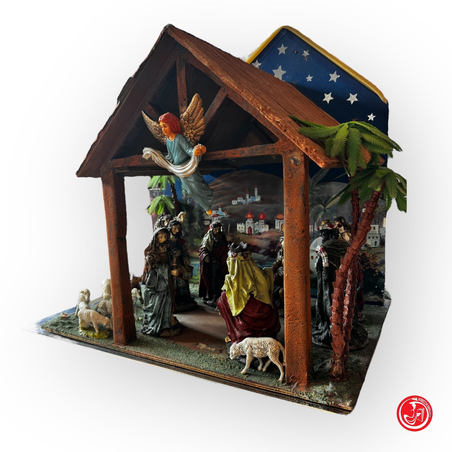 Maison de crèche - Thème de Noël