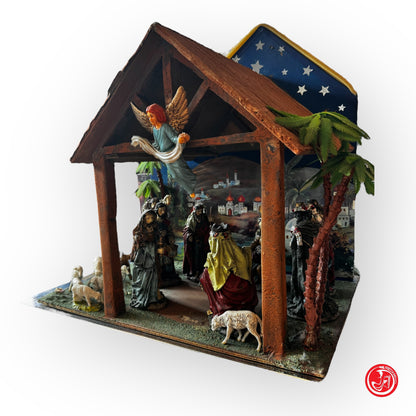 Maison de crèche - Thème de Noël