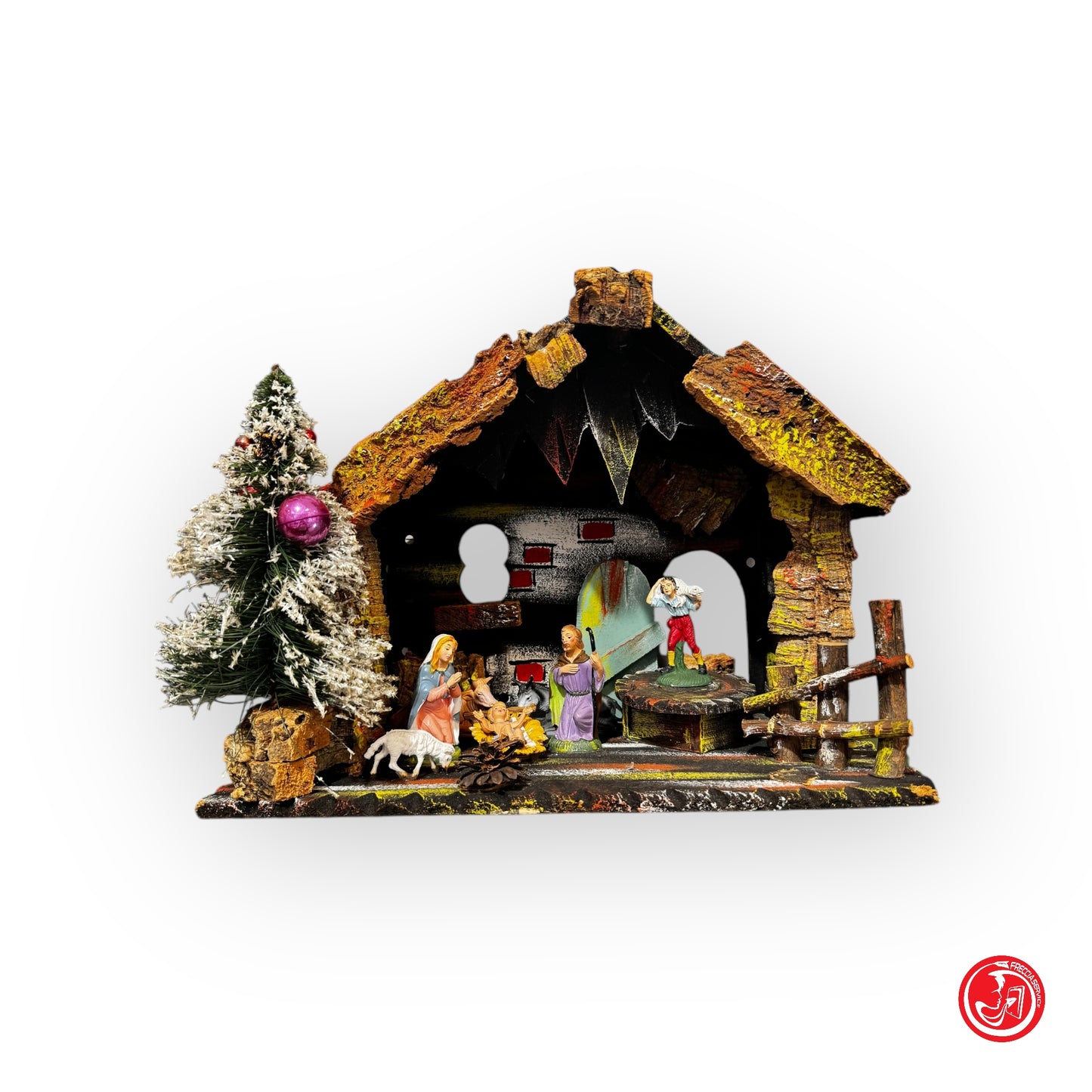 Nativity scene house - Christmas theme