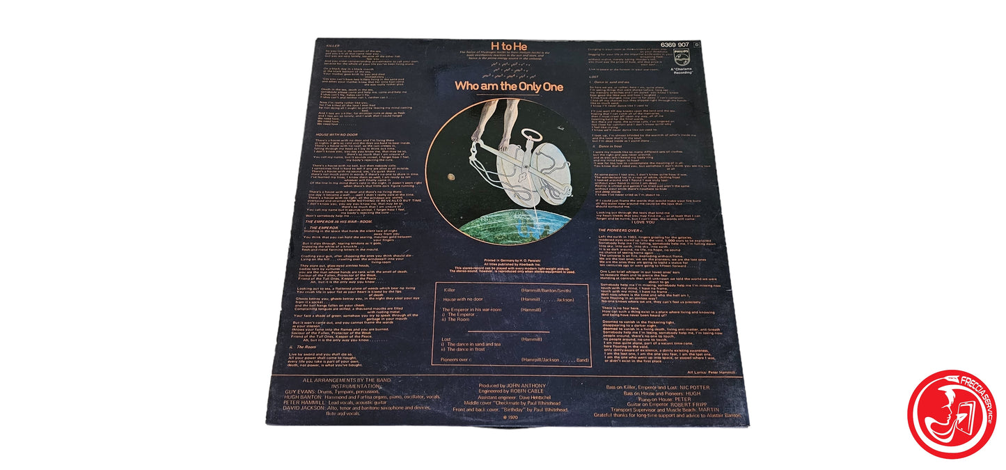 VINILE Van Der Graaf Generator – H To He Who Am The Only One