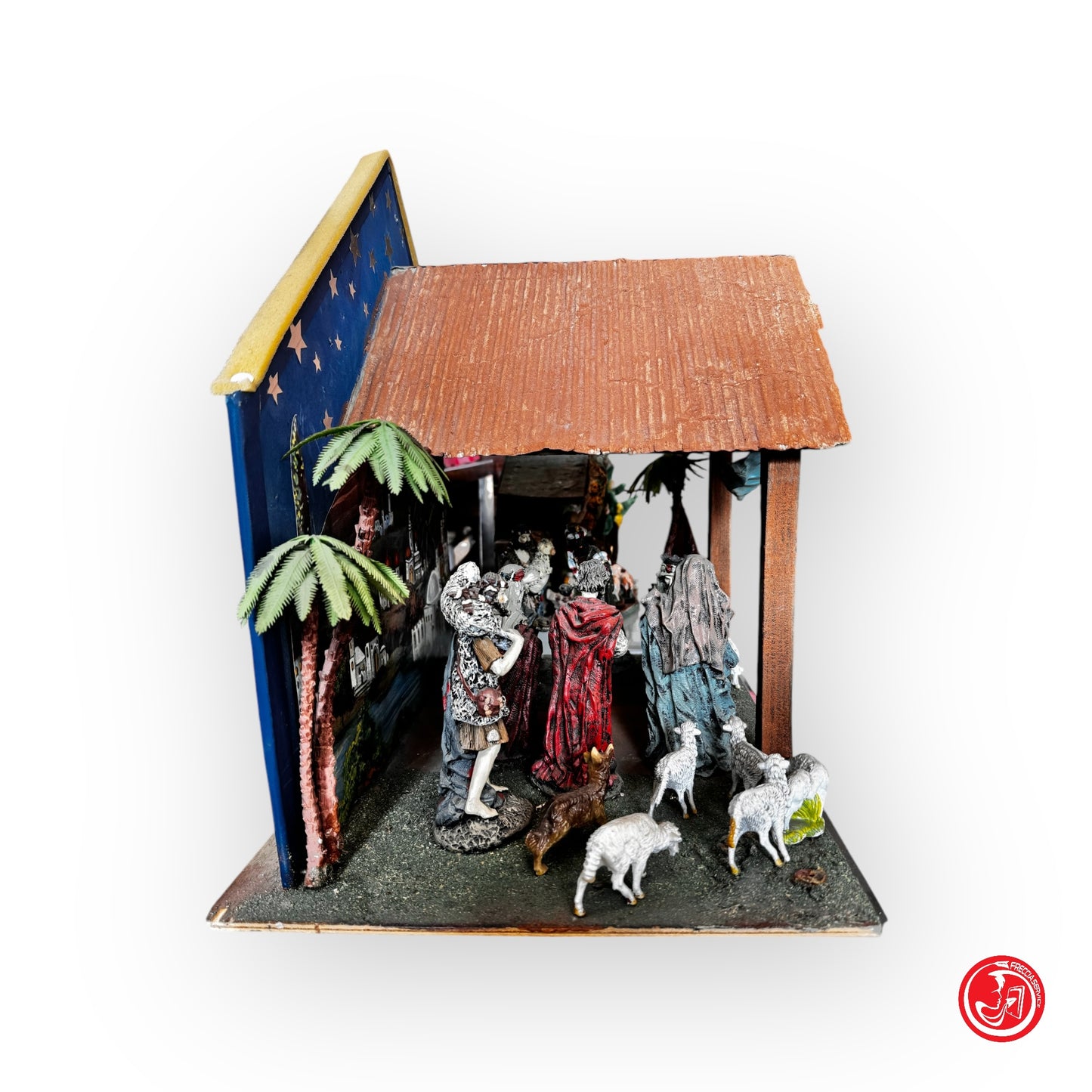 Maison de crèche - Thème de Noël