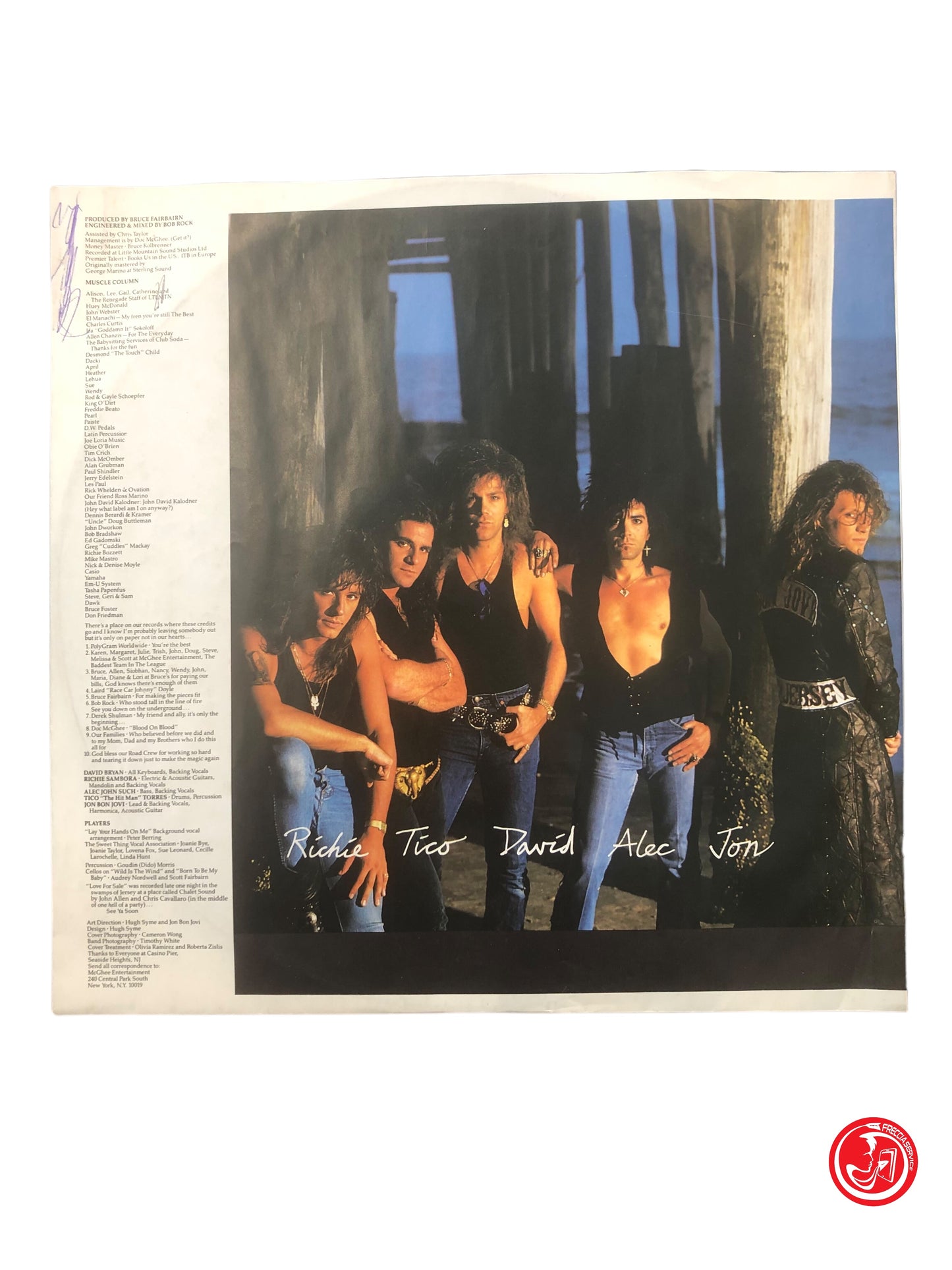 VINILE - BON JOVI- NEW JERSEY