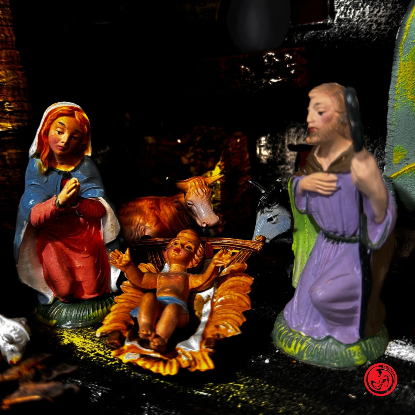 Nativity scene house - Christmas theme