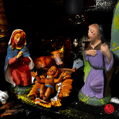 Nativity scene house - Christmas theme