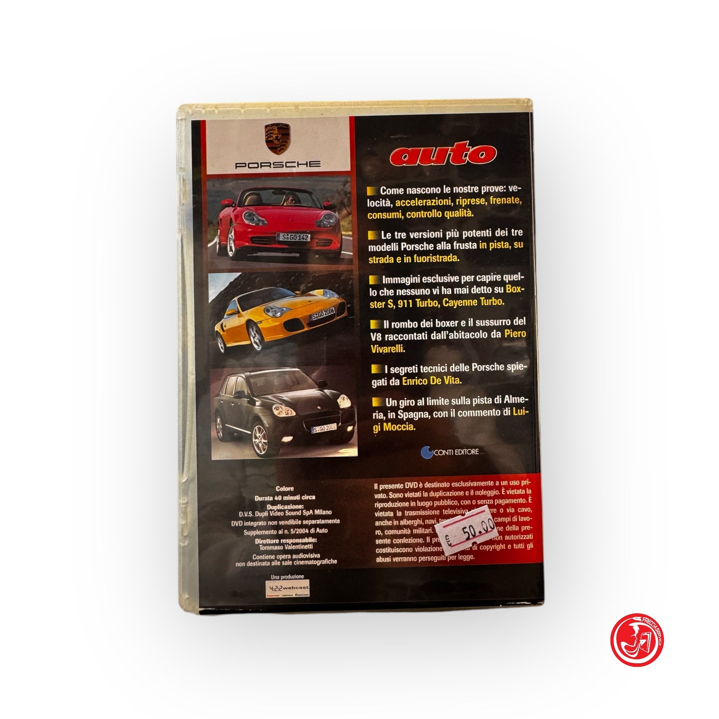 DVD - Al volante del mito Porsche - in dvd le prove di auto