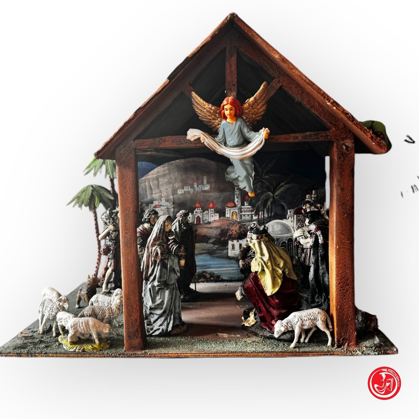 Maison de crèche - Thème de Noël