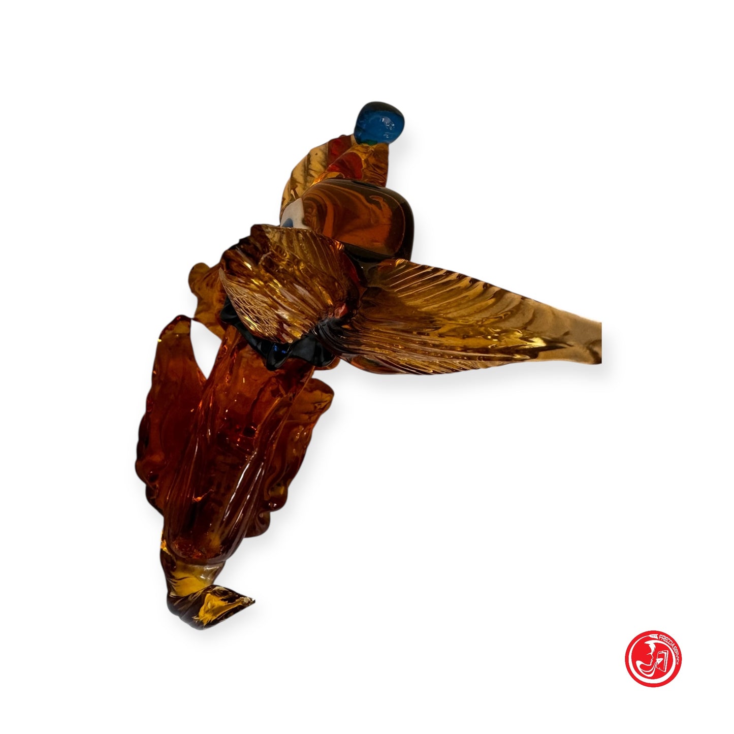 Cane in vetro lavorato a mano - soprammobile