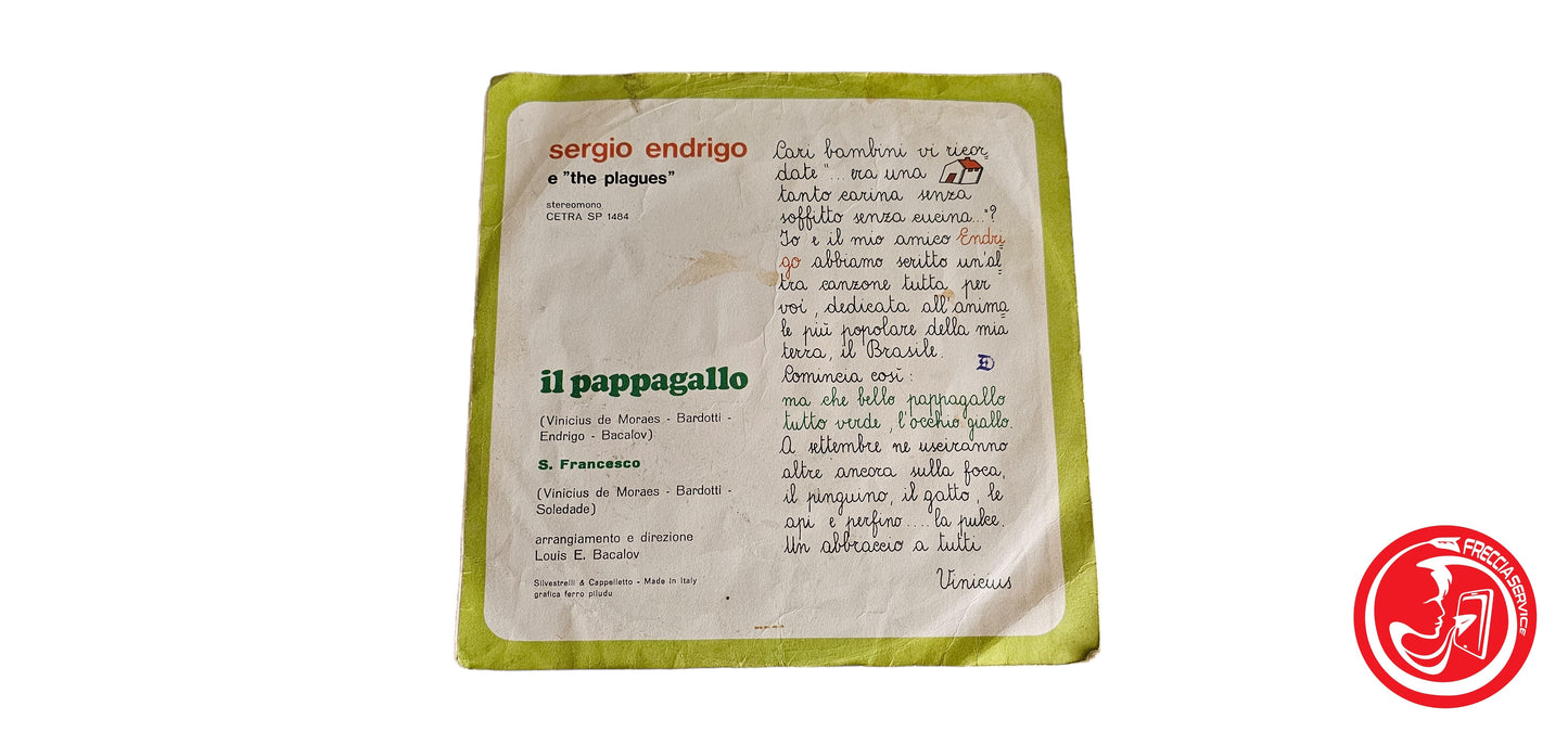 VINILE Sergio Endrigo E "The Plagues" – Il Pappagallo