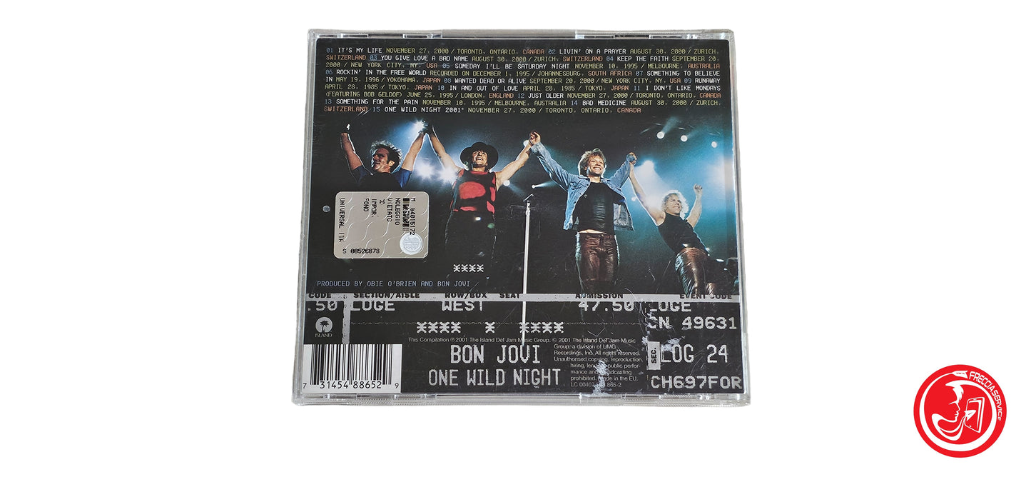 CD Bon Jovi – One Wild Night: Live 1985-2001