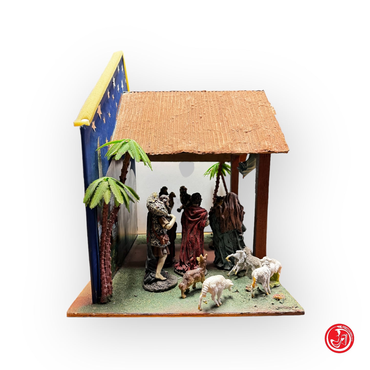 Nativity scene house - Christmas theme