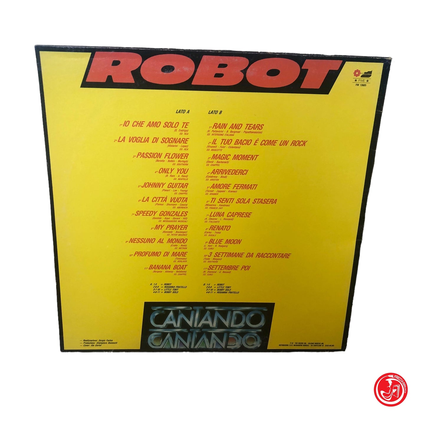 VINILE ROBOT CANTANDO CANTANDO