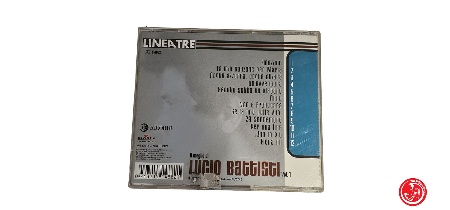 CD Lucio Battisti – Il Meglio Di Lucio Battisti Vol. 1