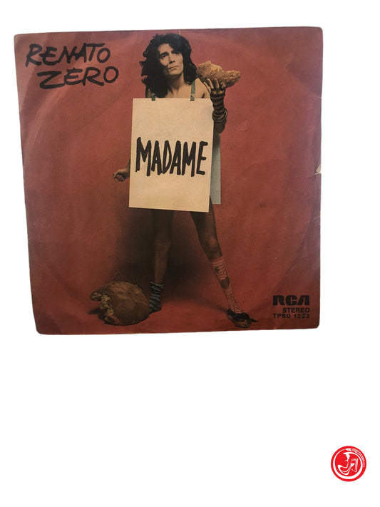 VINILE RENATO ZERO - MADAME - UN UOMO DA BRUCIARE