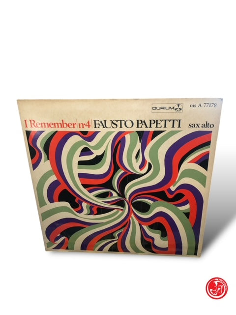 VINILE FAUSTO PAPETTI - I REMEMBER N° 4