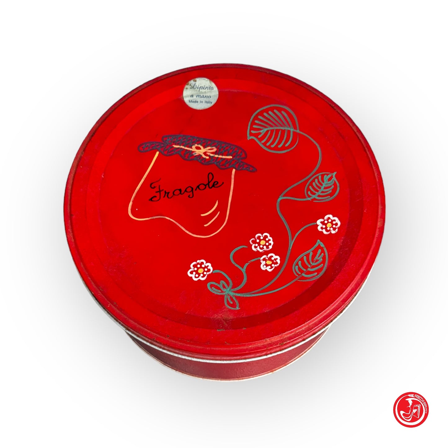 Small circular tin box - Fassi Turin