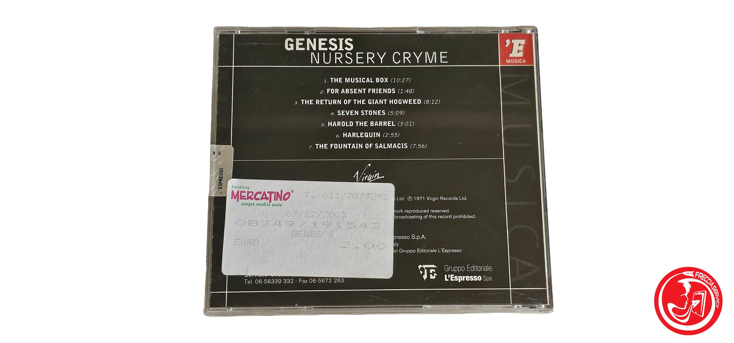 CD Genesis – Nursery Cryme