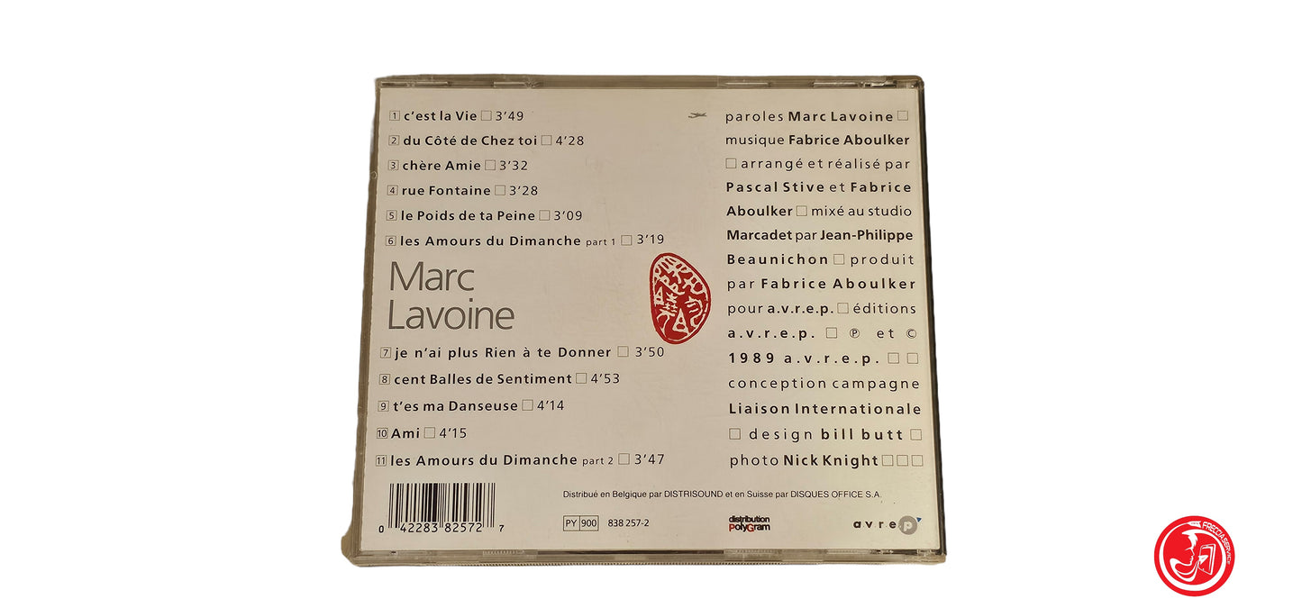 CD Marc Lavoine – Les Amours Du Dimanche