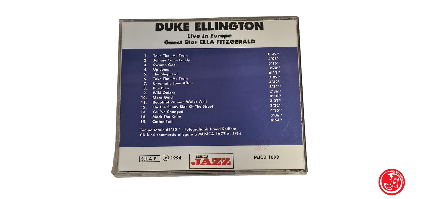 CD Duke Ellington Guest Star Ella Fitzgerald – Live In Europe