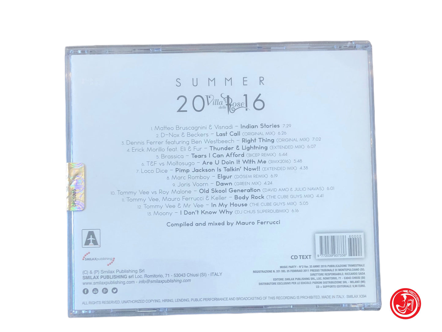 CD SUMMER 2016 VILLA DELLE ROSE