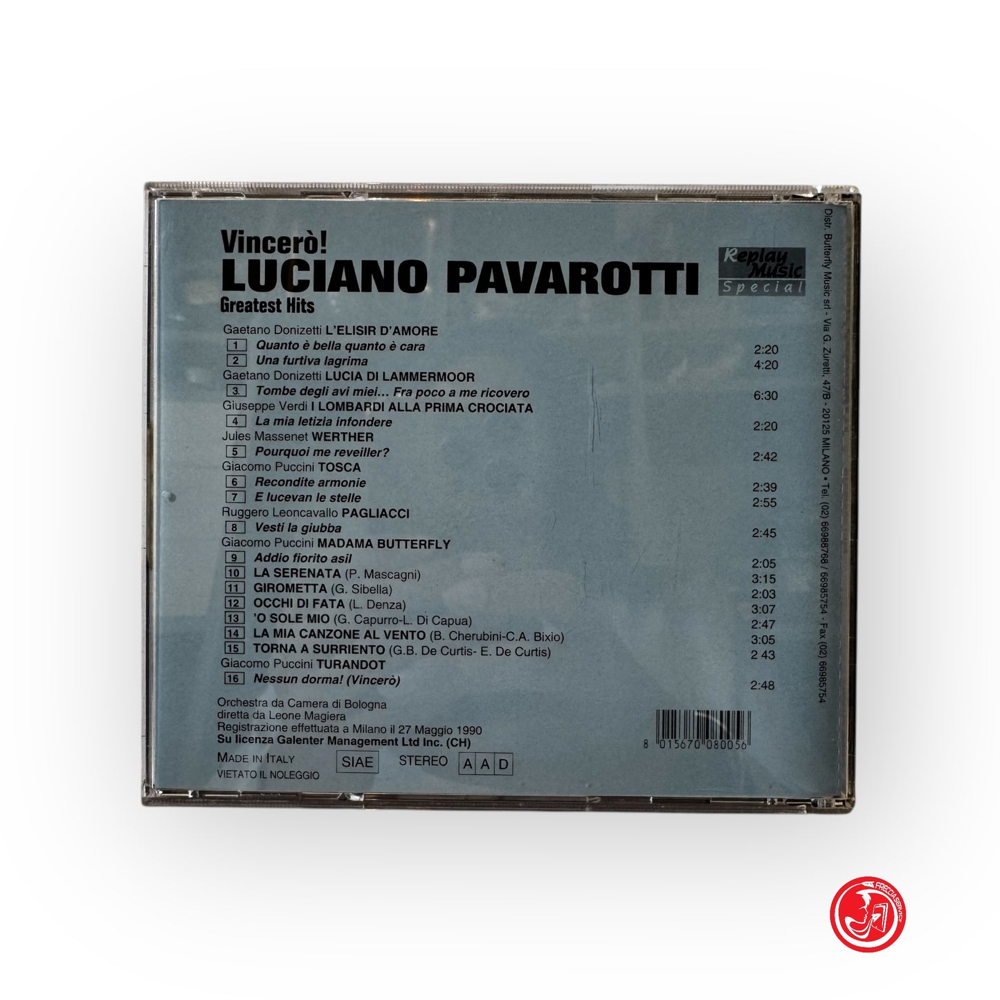 CD italiano - Luciano Pavarotti - Greatest Hits