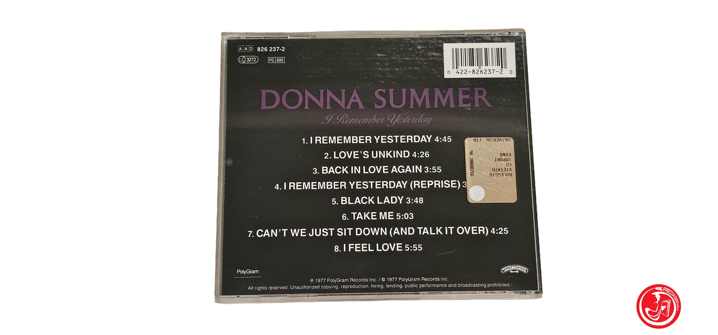 CD Donna Summer – I Remember Yesterday
