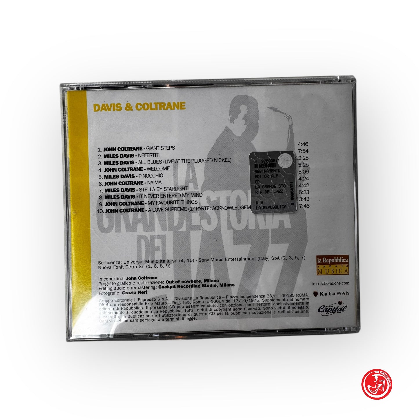 CD Jazz - Davis & Coltrane - La grande storia del Jazz - la Repubblica n. 9