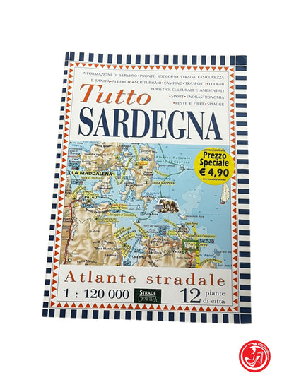 LIBRO TUTTO SARDEGNA - ATLANTE STRADALE