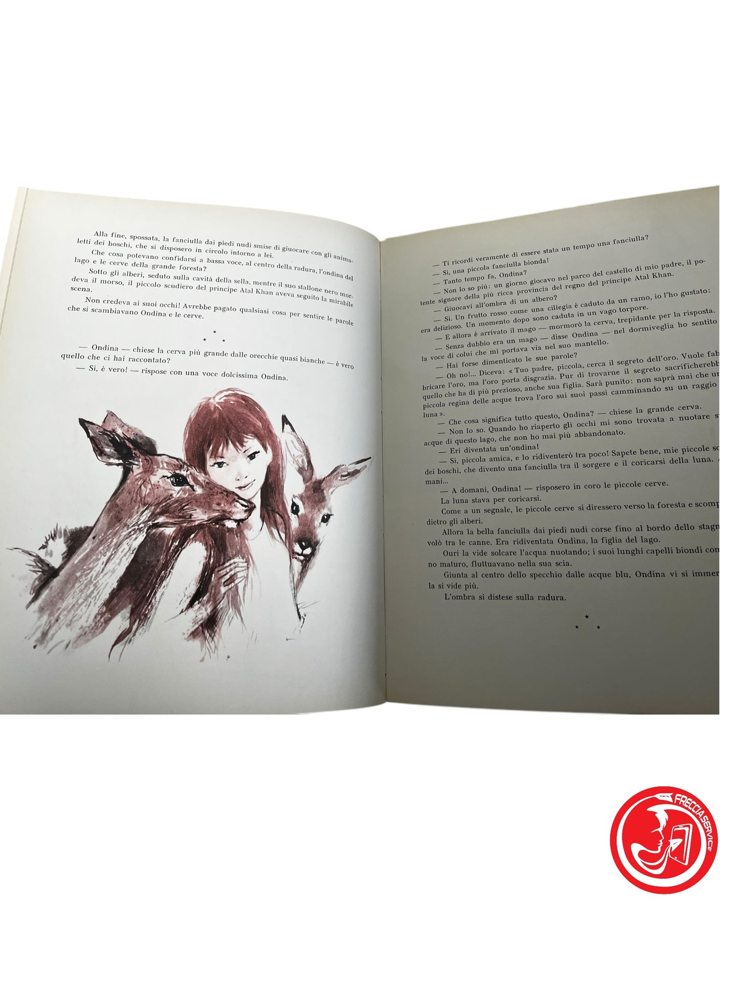 LIBRO ONDINA LA FIGLIA DEL LAGO - R. GUILLOT