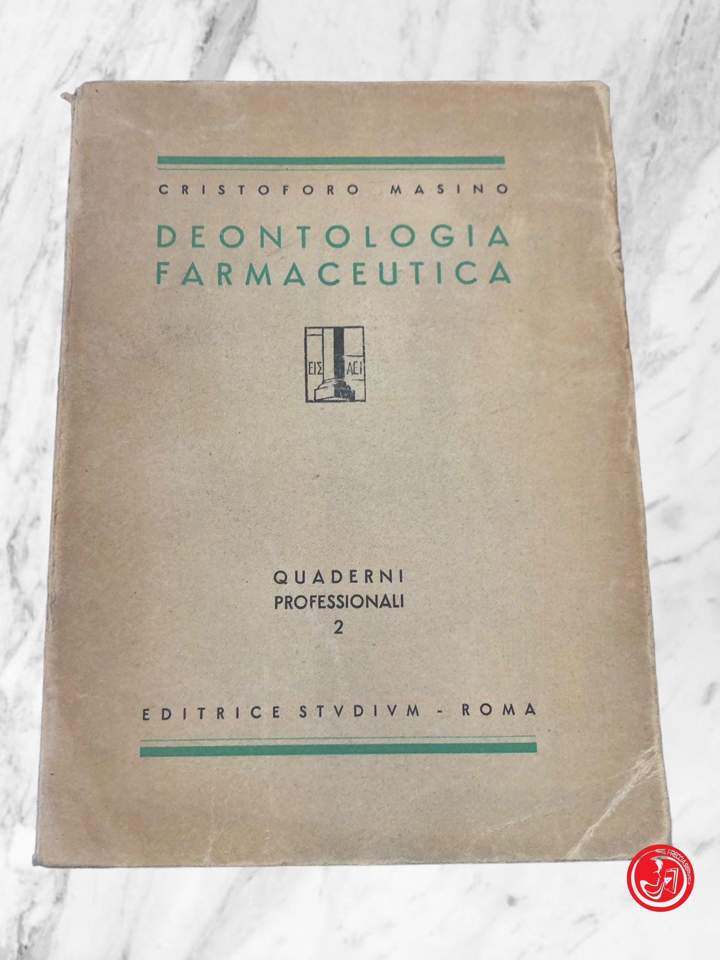 DEONTOLOGIA FARMACEUTICA CRISTOFORO MASINO