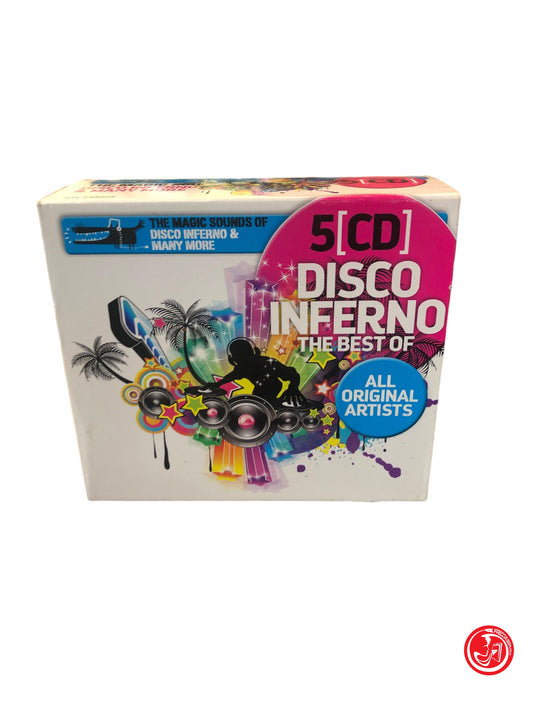 CD THE MAGIC SOUNDS OF DISCO INFERNO E MANY MORE 5 CD